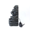 Garden Water Feature Outdoor LED Fountain Waterfall Electric Fountain Waterfall