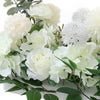 Wedding Artificial Rose Flower Row Arch Floral Ornament Background Arrangement