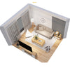 Bedroom Bedside Table Desk Organiser Filing Book Holder Rack Book Shelf Case UK