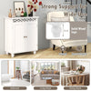 Bathroom Cabinet Floor Storage Organizer Freestanding Storage Unit