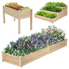 Wooden Garden Planters Flower Plant Pot Window Box Raised Bed Basket Multi Shape