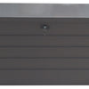 Grey Steel Garden Deck Cushion Shed Chest Tool Cabinet 350L Storage Box Lockable
