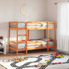 Bunk Bed Wax Brown 80x200 Solid Wood Pine A7A7