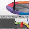 Ball Hoop Slide Nest Swing Ground Pegs Outdoor Metal Play Frame Swing Set Yellow