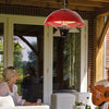 Outdoor Indoor Ceiling Hanging Electric Heater 1500W Patio Heaters Lamp w/Remote