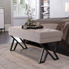 Upholstered Bench Long Dining Chair Bedroom Bed End Stool Side Lounge Footstool