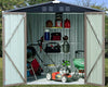 Metal Garden Shed Sheds 4 X 6 Apex Roof Outdoor Storage Tool House Lockable