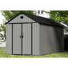 Gabled Plastic tools Shed 8x16FT Outdoor Garden Storage with Foundation Lock UK