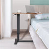Gas-Lift Adjustable Overbed Table with Wheels Laptop Reading Workstation C Table