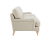 Dusk Hampshire Beige Textured Weave Traditional 3 Seater Sofa RRP £999