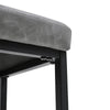 Industrial Bar Counter Stool Kitchen Dining Chair Barstool Simple Square Seat UK