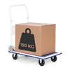 150KG Folding Platform Trolley Truck Sack Transport Heavy Duty Flat Bed Cart