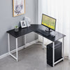 Computer Desk Office Study Workstation Metal Legs Home Corner Table Stand MDF