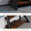Heavy Duty TV Floor Stand with 2 Wood Shelves for 65-100 Inch TV Corner Bracket