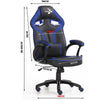 OFFICE CHAIR ADJUSTABLE ERGONOMIC RACING GAMING SWIVEL PU LEATHER DESK COMPUTER