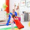 Folding First Climber Slide Set Kids Child Outdoor Indoor Play Basketball Hoop