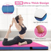 4F Folding Gymnastics Mat 10cm Thick Foam Tumbling Mats with Carry Handles