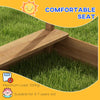 Kids Wooden House Designed Sandbox Children Outdoor Toy Set Garden Pit NEW UK