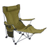 Folding Outdoor Chair Camping Garden Fishing Recliner Seat Furniture w/ Footrest