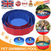 Large Dog Puppy Pool Pet Bath Swimming Paddling Portable Foldable Bathing Pool
