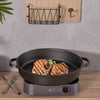 Cast Iron Cookware Frying Pan Grill Baking Pot Skillet Pizza Pan Deep 23-35cm