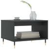 Coffee Table Black 60x50x40 cm Engineered Wood