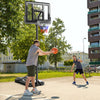 305cm Full Size Basketball Stand Hoop Net Backboard System Adjustable Standing