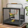 Parrot Travel Cage Parrot Transport Carrying Cage African Grey Cockatoo Carrier