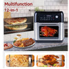 Air Fryer 10L Digital Oven 1500W Healthy Food Frying Cooker Oil Free Low Fat UK