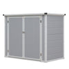 Plastic Garden Storage Shed With Plastic Floor House Tool Shed 139 x 70x 104cm