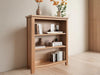 Oakcroft Small Oak Bookcase, Bookcase, Small Low Bookcase, Comes Fully Built