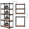 5 TIER GARAGE SHELVES SHELVING UNIT RACKING BOLTLESS HEAVY DUTY STORAGE SHELF