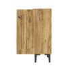 Modern 2-Door Shoe Cabinet 60x31.5x95cm Hallway Storage with Adjustable Shelves