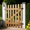 Privacy Wooden Garden Gate Pedestrian Fence Gate Porch Decorative Fence Panel