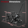 680KG Motorcycle Lift Jack Hydraulic Motorcycle Hoist-Black