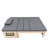 L-Shape Camper Van Bed & Cushions Bench Storage Sliding Sofa 1800 x 1200mm