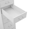 Steel Metal Drawers Storage On Wheels 8 Drawers Home Office File Paper Organiser