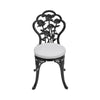 3pcs Cast Aluminium Dining Table&2 Chairs Set Garden Bistro Outdoor Furniture