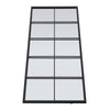 Large Window Garden Mirror Metal Frame Wall Mounted Indoor Outdoor Floral Decor