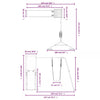 Kids Outdoor Wooden Swing Slide Set Garden Children Playset Patio House Tower