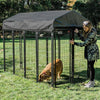 50" 98"- Large High Dog Enclosure Playpen Heavy Animal Exercise Run Cage Fence