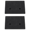 2x Anti Slip Rubber Ramps Motorcycle Ramp Car Driveway Curb Slop Ramp Threshold