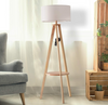 Free Standing Tripod Floor Lamp Light Reading Light with Storage 40-3-25
