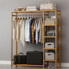 Wooden Clothes Rail Garment Rack Hanging T-Shirt Coat Stand Storage Shelves Home