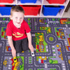 Kids Playmat City Toy Map Floor Mat Rug for Car Play Girls Boys Children Bedroom