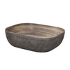 Vintage Wood Grain Rectangle Ceramic Vessel Sink 500 x 392mm Countertop Basin