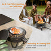 Portable Outdoor Propane Fire Pit Small Round Fire Bowl Camping