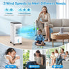 Mobile Air Conditioners / Cooler , 4 IN 1, 60W AC Unit Portable 3 Speed. 6L
