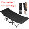 Single Folding Sleeping Bed Guest Bed Outdoor Portable Camping Cots w/ Mattress