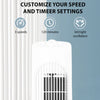29'' OSCILLATING TOWER FAN 50W AIR COOLING FAN 3 SPEED SLIM PORTABLE FREE STAND
